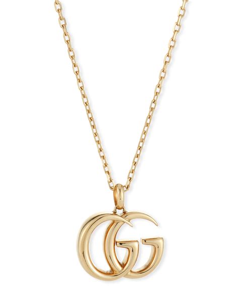 gucci 18kt gold necklace|authentic gucci necklace.